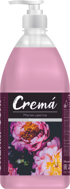 Жидкое крем-мыло «CREMA flowers» Магия цветов