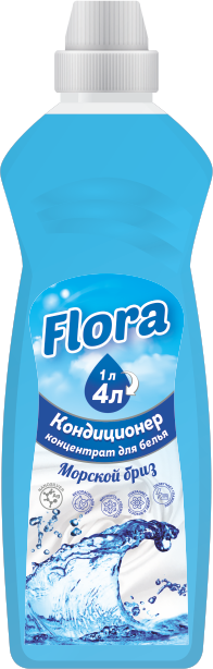 Кондиционер концентрат для белья «Flora Морской бриз»