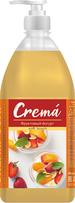 Жидкое крем-мыло «CREMA soft touch» Фруктовый йогурт