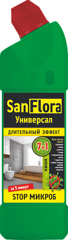Жидкое чистящее средство «SanFlora» Универсал Хвоя