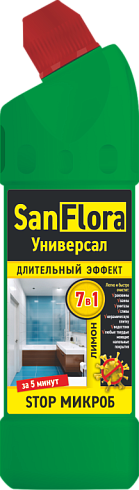 Жидкое чистящее средство «Sanflora» Универсал Лимон