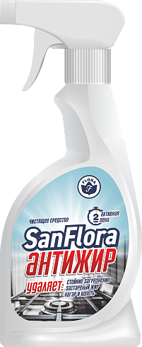 Жидкое чистящее средство «SanFlora Антижир»