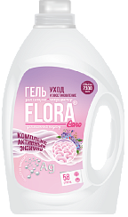 Гель для стирки FLORA Care Уход и Восстановление, 2300мл 